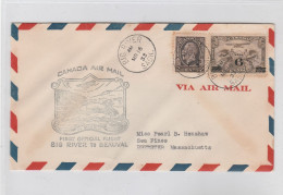 Canada - 1933 - Cover Sent By First Big River - Beauval - Eerste Vluchten