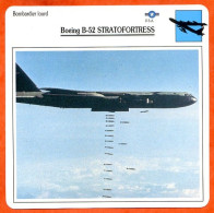 Fiche Aviation Boeing B52 STRATOFORTRESS  / Avion Bombardier Lourd USA  Avions - Vliegtuigen