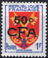 REUNION CFA Poste 320 ** MNH Armoirie Wappen Coat Of Arms Blason écu Comtat Venaissin 1955 - Nuevos