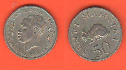 Tanzania Tanzanie 50 Senti 1966 - Tanzania