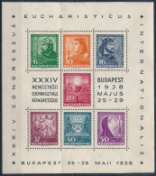 * 1938 Eucharisztikus Blokk (**10.000) (rozsda / Stain) - Andere & Zonder Classificatie