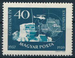 ** 1959 Nemzetközi Geofizikai év 40f "vastagabb Hótakaró" Lemezhiba - Andere & Zonder Classificatie