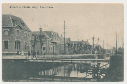 12- Prentbriefkaart Veendam 1906 - Beneden Oosterdiep - Veendam