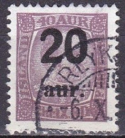 IS017F– ISLANDE – ICELAND – 1921-22 – KING CHRISTIAN IX OVERP. – SG # 143 USED 26 € - Used Stamps