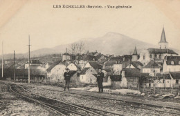 CARTE POSTALE ORIGINALE ANCIENNE : LES ECHELLES VUE GENERALE ANIMEE SAVOIE (73) - Les Echelles