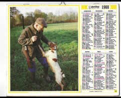 Almanach  Calendrier  P.T.T  - La Poste - 1988 -  Chasse Et Peche - Andere & Zonder Classificatie