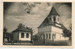 * T2/T3 Fogaras, Fagaras; Biserica Brancoveanu / Ortodox Templom / Orthodox Church (gyűrődés / Crease) - Non Classés