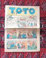 Le Journal De Toto N° 62 - Jeudi 12 Mai 1938 - Les Aventures De Toto - Other & Unclassified