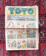 Le Journal De Toto N° 69 - Jeudi 30 Juin 1938 - Les Aventures De Toto - Other & Unclassified