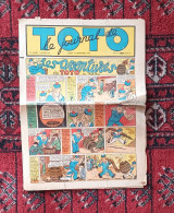 Le Journal De Toto N° 80 - Jeudi 15 Septembre 1938 - Les Aventures De Toto - Other & Unclassified
