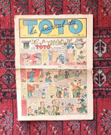 Le Journal De Toto N° 83 - Jeudi 6 Octobre 1938 - Les Aventures De Toto - Other & Unclassified