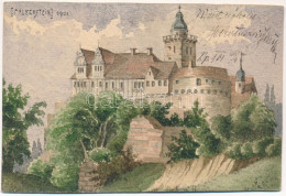 T4 1901 Falkenstein, Burg / Castle, Hand-drawn (r) - Ohne Zuordnung