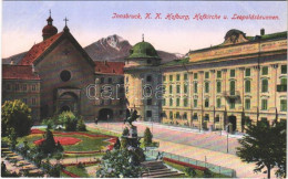 ** T2 Innsbruck (Tirol), K. K. Hofburg, Hofkirche U. Leopoldsbrunnen / Royal Castle, Church, Fountain - Ohne Zuordnung