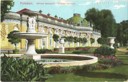 ** T2 Potsdam, Schloss Sanssouci, Oberste Terrasse / Palace, Upper Terrace, Fountain - Non Classés