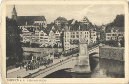 ** T2/T3 Tübingen, Eberhardbrücke / Bridge, Military Parade (crease) - Non Classés