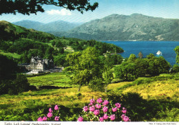 DUNBARTONSHIRE, LOCH LOMOND, TARBET, ARCHITECTURE, SHIP, LAKE, SCOTLAND, UNITED KINGDOM, POSTCARD - Dunbartonshire