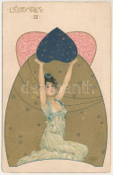 ** T2/T3 Legendes IV. Art Nouveau Lady, Litho S: Raphael Kirchner (EK) - Unclassified