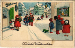 * T2/T3 Fröhliche Weihnachten / Karácsonyi üdvözlet / Christmas Greeting. Erika Nr. 6053. Litho S: P. Ebner (EK) - Unclassified