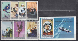 Cuba 1971 - Space, Mi-Nr. 1681/87+Bl. 37, MNH**4.00 - Ongebruikt