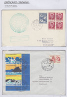 Greenland Station Stromfjord  4 Covers + Postcard  (GB176) - Wetenschappelijke Stations & Arctic Drifting Stations
