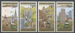 HONG KONG 1988 N° 536/539 ** Neufs MNH Superbes C 7 € Tramway Du Pic Ville Rade Transports - Neufs