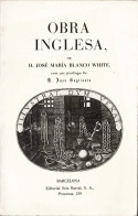 Obra Inglesa - José María Blanco White - Filosofía Y Sicología