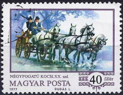 Hungary 1977 - Mi 3178A - YT 2543  ( Horsedrawn ) - Postkoetsen