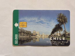 Chile-(cl-ctc-0044)-estero Marga2-(198)-($2.000)-(2CTCA00039366)-(4/1998)-(50.000)-used Card+1card Prepiad Free - Chile