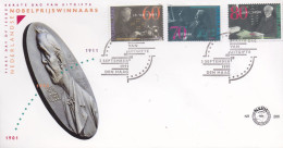 NEDERLAND, 1991, FDC E286, Nobel Prizes,  Scan F2128 - Cartas & Documentos