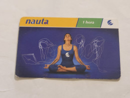 CUBA-(nauta-001)-YOGA WOMEN-(70)-(1hora)-(107172971193)-used Card+1card Prepiad Free - Cuba