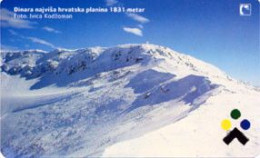 DINARA (Croatia Old Card) Mountain Montagne Mountains Montagnes Berg Montagna Montana Snow Landscape Paysage Landschaft - Paesaggi