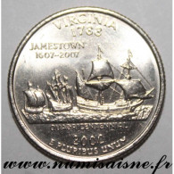 ÉTATS UNIS - KM 309 - 1/4 DOLLAR 2000 D - Denver - VIRGINIE - SPL - 1999-2009: State Quarters