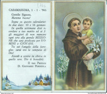 Bs65 Calendarietto Religioso Casamassima 1966 Sant'antonio - Andere & Zonder Classificatie