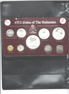 BAHAMAS 1973 SPECIMEN SET #PS8, A.S.W.2.98Oz, 34,000 SETS SOLD - Bahama's