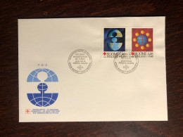 FINLAND FDC COVER 1984 YEAR RED CROSS HEALTH MEDICINE STAMPS - Covers & Documents