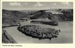 Urftsee Mit Burg Vogelsang, Gelaufen 1957 - Euskirchen