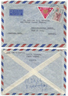 Malaysia Federation Malaya Airmail Cover Kuala Lumpur 27sep1962 To Bayern Germany "AMERICAN ZONE" With 2 Stamps - Federated Malay States