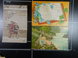 Lot De 3 CPA Fantaisies  /6/ - Collections & Lots