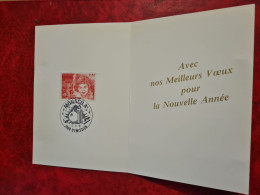 CARTE VOEUX MEILLEURS VOEUX MONACO 1987 DOREMIFASOL DES CHAMPS PEYNET - Lettres & Documents