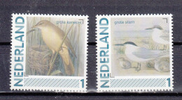 Nederland Persoonlijke Zegels: Vogels, Birds, : Grote Karekiet + Grote Stern, Great Reed Warbler + Sandwich Tern - Unused Stamps