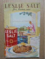 Leslie Salt For Home Use - Leslie California Salt Co. 1940 - Noord-Amerikaans