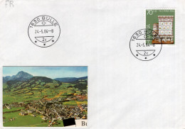 SWITZERLAND - BULLE - AFFRANCATA CON ANNULLI DEL 24.5.84 - Covers & Documents