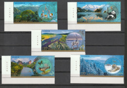 China 2022- 26  National Park Fauna / Flora *** MNH - Unused Stamps