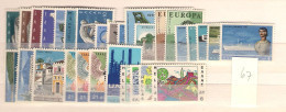 1967 MNH Greece Year Collection Postfris** - Full Years