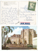 Republica Dominicana Santo Domingo Cathedral Posterior View 27jan1983 To Italy With Airpost C.29 Solo Franking - Dominikanische Rep.