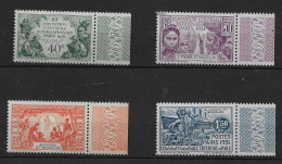 1931 Saint Pierre Et Miquelon N°132 à 135 Nf* MLH. Exposition Coloniale De Paris. - Unused Stamps