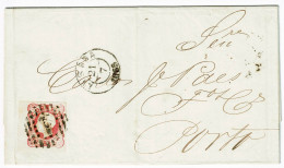 Portugal, 1865, Lisboa-Porto - Covers & Documents