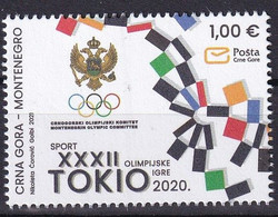 MONTENEGRO 2021,SUMMER OLYMPIC GAMES,TOKYO,SPORT,,MNH - Estate 2020 : Tokio