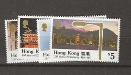 1990 MNH Hong Kong, Mi 585-98 Postfris** - Unused Stamps