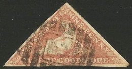 Cape Of Good Hope 1863. 1d Browish-red, SG 18c, SACC 14b, - Kaap De Goede Hoop (1853-1904)